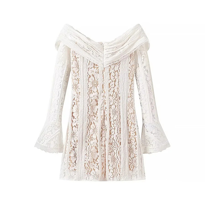 SUPER WHOLESALE | Strapless Lace Mini Dress