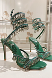 SUPER WHOLESALE | Crystal-embellished Sandals