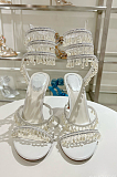 SUPER WHOLESALE | Crystal-embellished Sandals