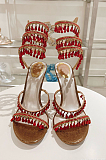 SUPER WHOLESALE | Crystal-embellished Sandals