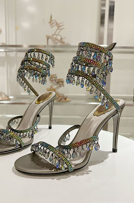 SUPER WHOLESALE | Crystal-embellished Sandals