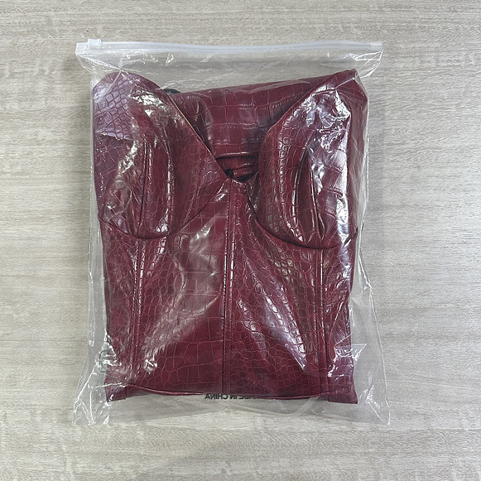 SUPER WHOLESALE | Pu Strapless Mini Dress