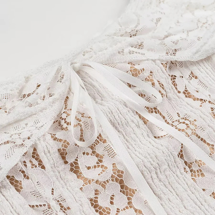SUPER WHOLESALE | Strapless Lace Mini Dress