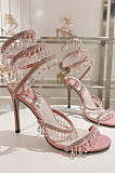 SUPER WHOLESALE | Crystal-embellished Sandals