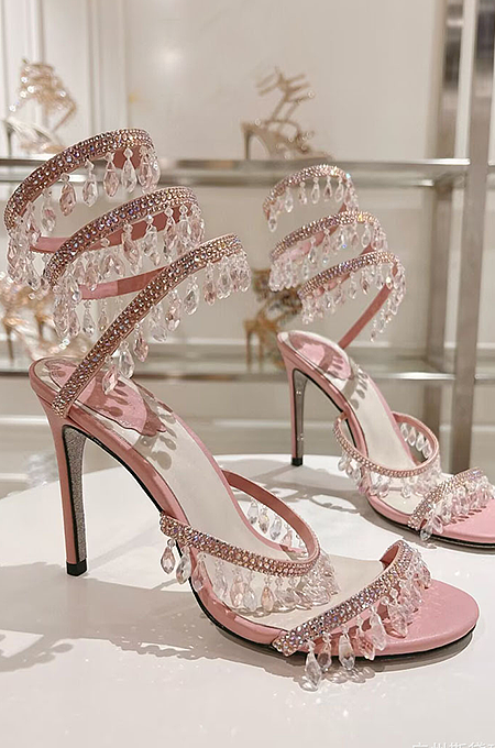 SUPER WHOLESALE | Crystal-embellished Sandals