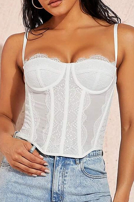 SUPER WHOLESALE | Lace Corset Top