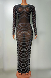 SUPER WHOLESALE | Rhinestone Evening Dress