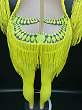SUPER WHOLESALE |Tassel Mesh Jumpsuit