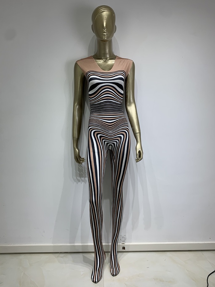 SUPER WHOLESALE | Abstract Jumpsuit Set
