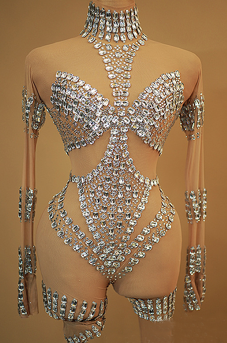 SUPER WHOLESALE | Rhinestone Jumpsuit