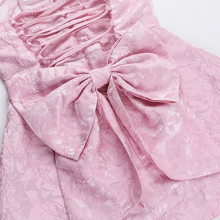 SUPER WHOLESALE | Strapless Big Bow Dress