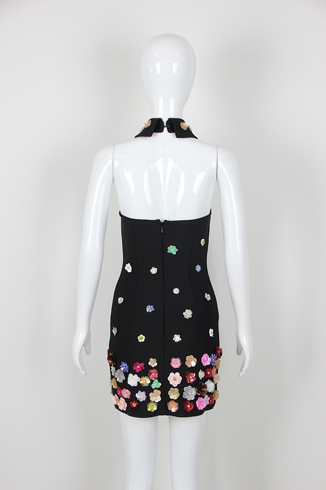 SUPER WHOLESALE | Halter Dress with Flowers