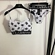 SUPER WHOLESALE |  Monogram 2-piece Bikini in Black&White