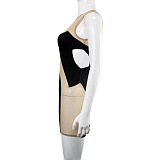 SUPER WHOLESALE | Color-block Mini Dress