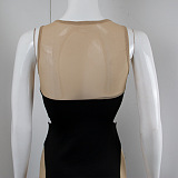 SUPER WHOLESALE | Color-block Mini Dress