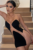 SUPER WHOLESALE | Color-block Mini Dress