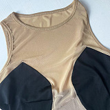 SUPER WHOLESALE | Color-block Mini Dress