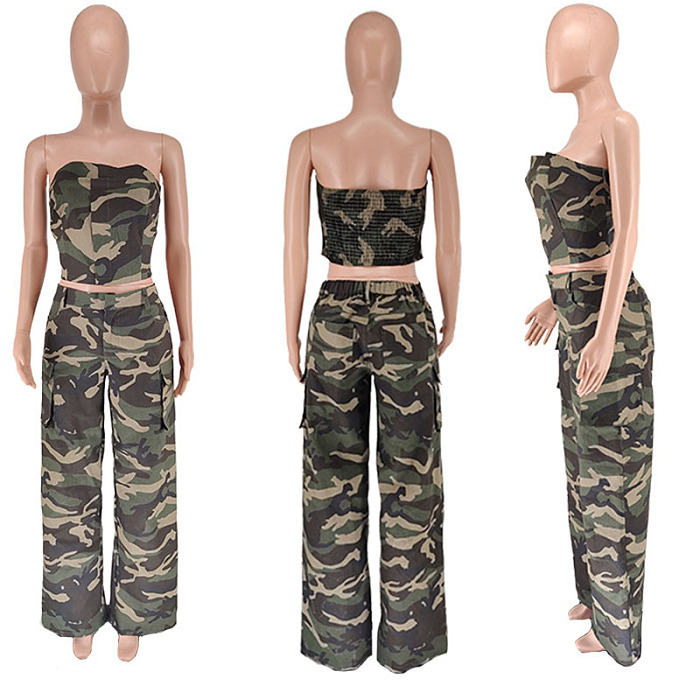SUPER WHOLESALE | Came Cargo Pants Set