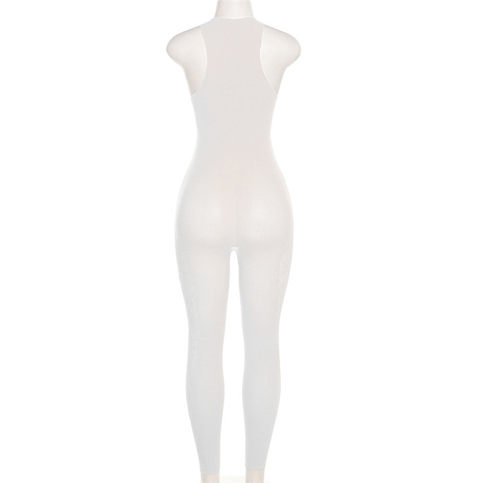 SUPER WHOLESALE | Lace Hollow-out Jumpsuit