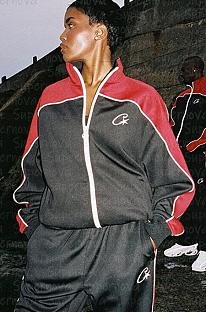 SUPER WHOLESALE |  Tracking Suit in Black & White