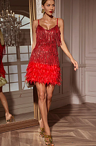 SUPER WHOLESALE | Spaghetti Fringes Maxi Dress