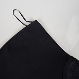 SUPER WHOLESALE | Strapless Fringe Dress