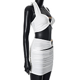 SUPER WHOLESALE | Halter Skirt Set