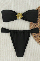 SUPER WHOLESALE | Solid Bikini Set