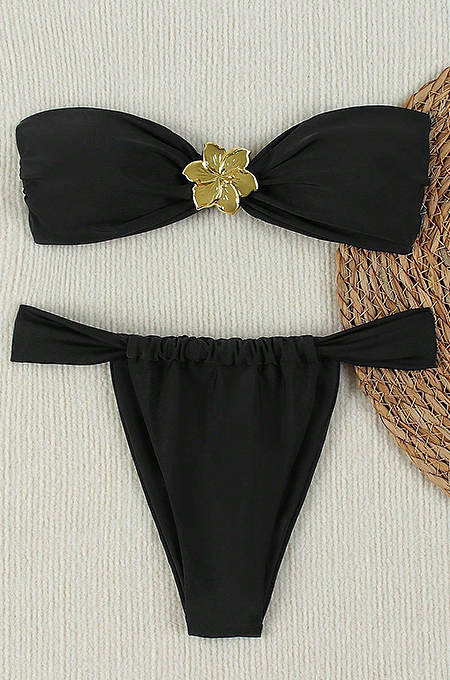 SUPER WHOLESALE | Solid Bikini Set