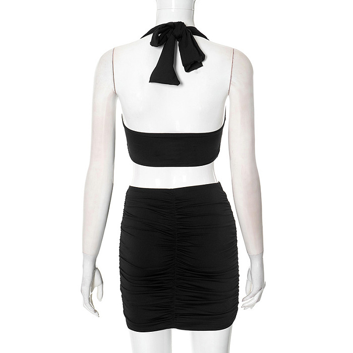 SUPER WHOLESALE | Halter Skirt Set