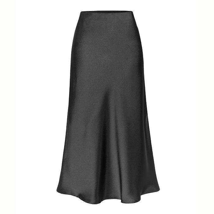 SUPER WHOLESALE | Split Silk Ankle Skirt