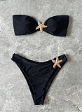 SUPER WHOLESALE | Bandeau Two Piece  Swimwear