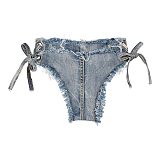 SUPER WHOLESALE | Denim Distress Halter  Washed Sets