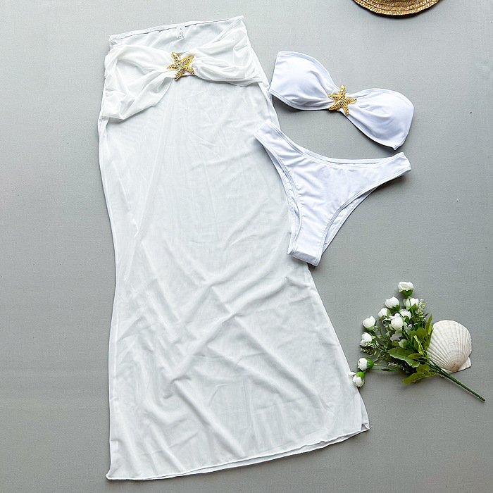 SUPER WHOLESALE | 3 Piece  Swimwear with Rope