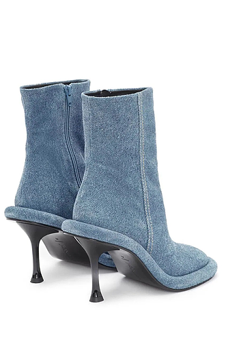 SUPER WHOLESALE | Denim Zip Up Heels