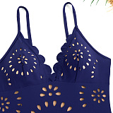 SUPER WHOLESALE |Cut-out Swimwear and Skirt Set