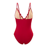 SUPER WHOLESALE |Cut-out Swimwear and Skirt Set