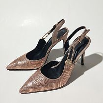 SUPER WHOLESALE | Crystal Slingback Pump