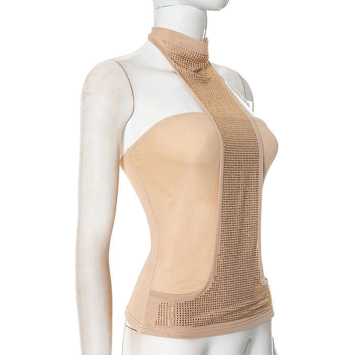 SUPER WHOLESALE | Beaded Strapless Top