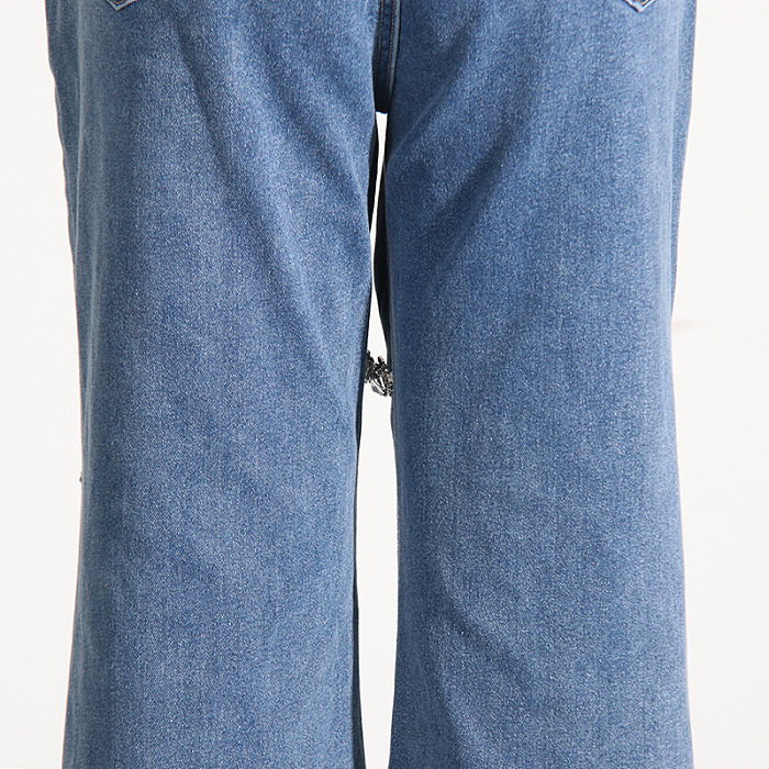 SUPER WHOLESALE | Rhinestone Flare Bottom Jeans