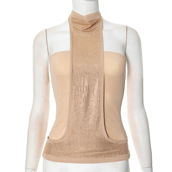 SUPER WHOLESALE | Beaded Strapless Top