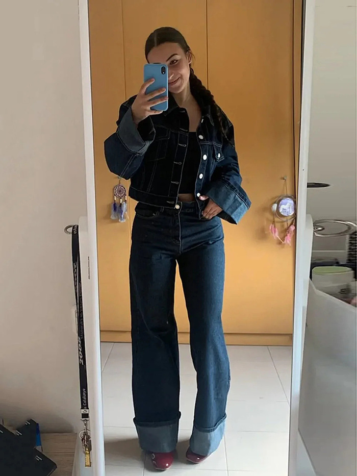 SUPER WHOLESALE | Denim 2 Pieces Set