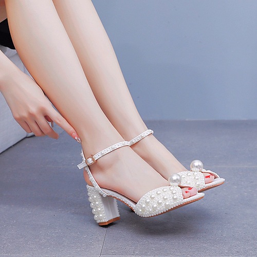 SUPER WHOLESALE | Pearl Open-toe Sandals