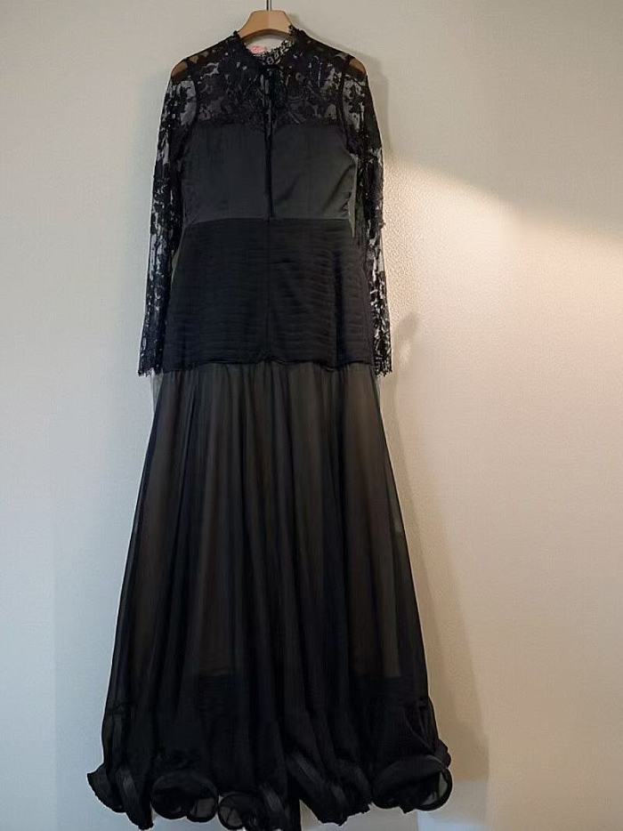 SUPER WHOLESALE | Patchwork Lace Dress with Big Bow