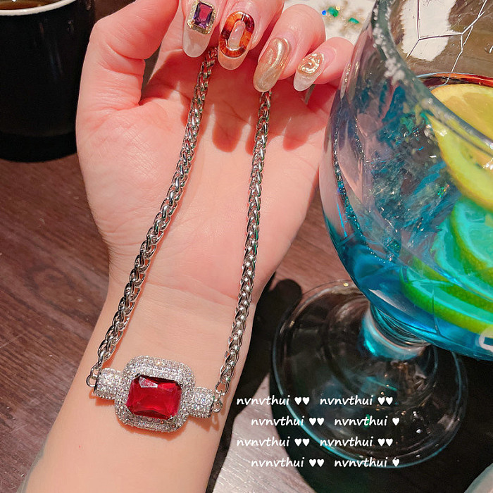 SUPER WHOLESALE | 925 Sterling Silver Gold Painting Necklace