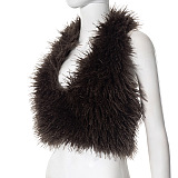 SUPER WHOLESALE | Furry Halter Top