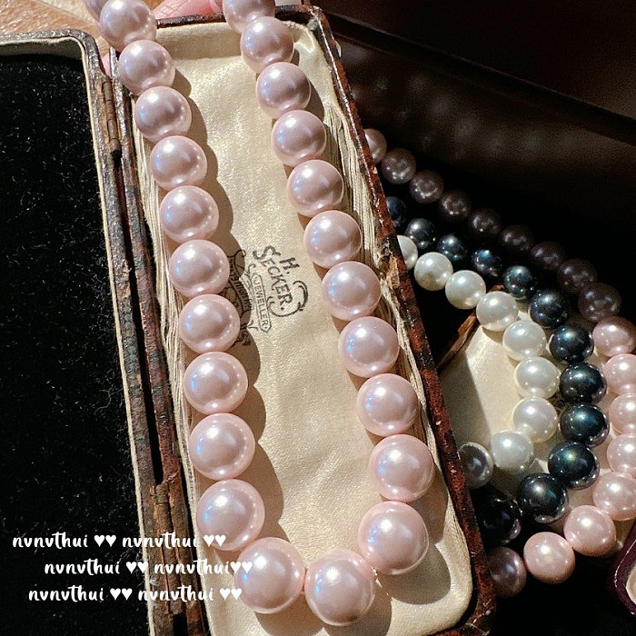 SUPER WHOLESALE | Pearl Necklace * Earrring(13mm)