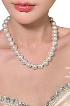 SUPER WHOLESALE | Pearl Necklace * Earrring(13mm)