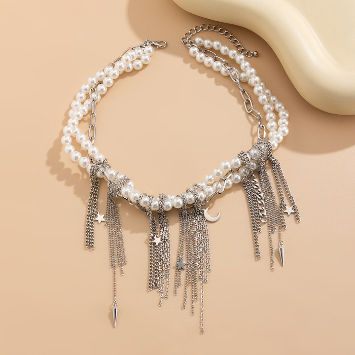 SUPER WHOLESALE |Pearl Chain Necklace