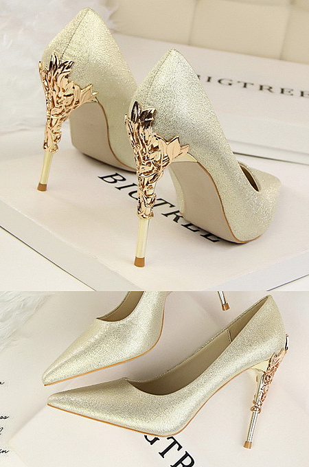 SUPER WHOLESALE | Pointed Toe  Heels(10cmh)